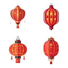 lantern lamp red Chinese traditional