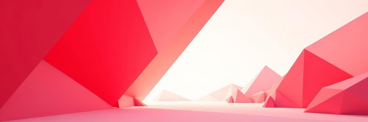 Bold red and white geometric design for modern certificate presentation, presentation, design