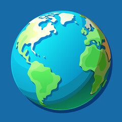 blue earth globe