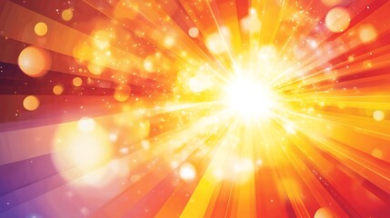Obraz premium Radiant Light Burst Background.