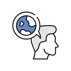 Consciousness  Vector icon