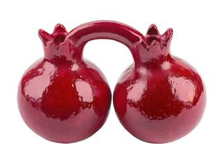 Pomegranate-shaped decor highlighting traditional craftsmanship  on Transparent Background