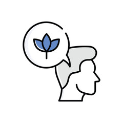 Mindfulness  Vector icon