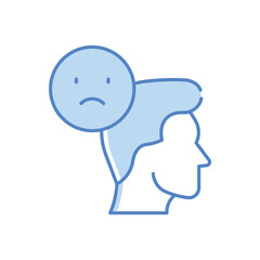 Negative Behaviou Vector icon