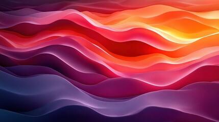 Obraz premium Colorful Abstract Waves Flowing Across a Vibrant Background