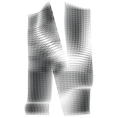 Satin Alphabets - Letter N