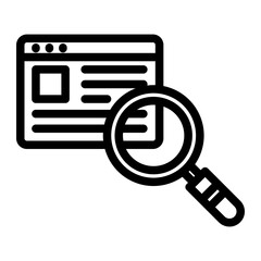 inspection Line Icon