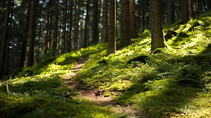 Fototapeta premium forest in spring