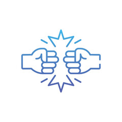 Conflict  Vector icon