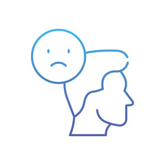 Negative Behaviou Vector icon