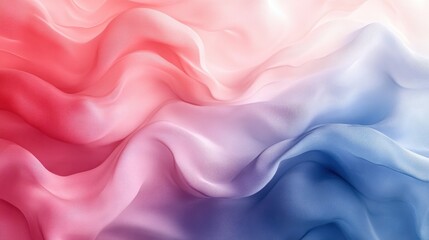 Obraz premium Soft Flowing Fabric Abstract Design in Pastel Colors for Backgrounds