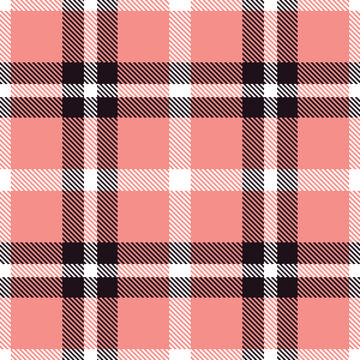 Modern Seamless Tartan in Neon White tones Textile Design Variant 2999