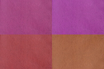 Fototapeta premium colorful non-woven fabric surface texture background. porous polypropylene material