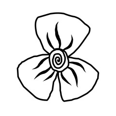 Elegant Floral Vector Design with Graceful Petals