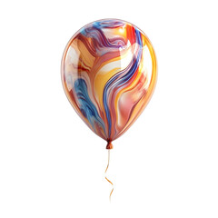 Colorful Marble Balloon Festive Design Celebration Party