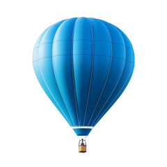Fototapeta premium Blue Hot Air Balloon Adventure Flight Travel Sky,
