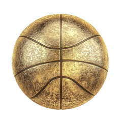 Fototapeta premium Golden Basketball Texture Sport Game Ball,