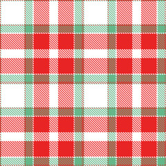 Modern Seamless Tartan in Iridescent Red tones Textile Design