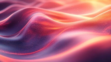Obraz premium Abstract Colorful Waves in Gradient Hues for Background Design