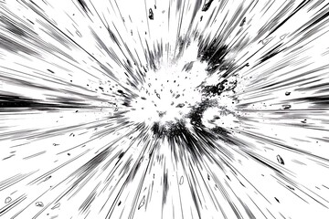 Fototapeta premium Abstract Speed Burst.