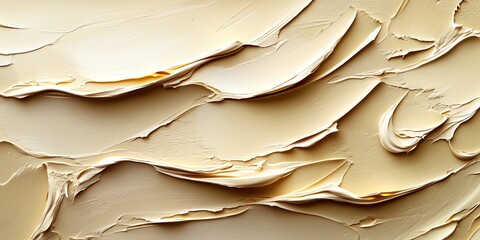 Obraz premium Creamy Texture Background with Swirls and Smooth Surface Art
