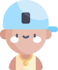 teenager Illustration on a white background.