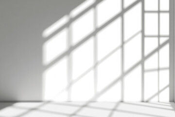 Realistic shadow from window on transparent background. Blurred shadow effect overlay. Shadow light effects. Isolated shadow for advertisements, cards, product presentation, backdrop, Design elements