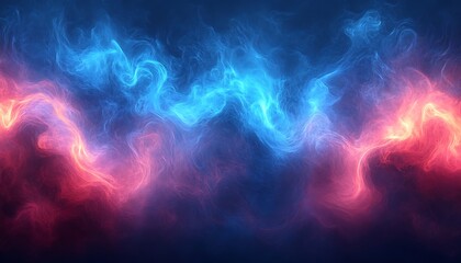 Fototapeta premium Abstract Neon Smoke.