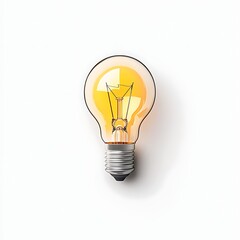 3d lightbulb logo design