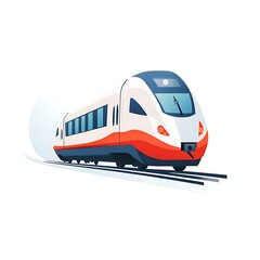 Fototapeta premium 3d train logo design