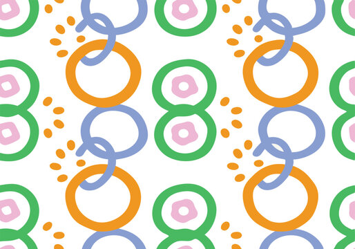 Painted circles isolated
