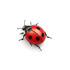 Fototapeta premium 3d ladybug logo design