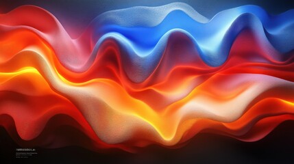 Colorful Abstract Waves Fluid Background for Creative Projects