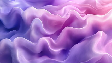 Obraz premium Soft Flowing Waves of Purple and Pink Fabric Texture Background