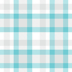 Neon White and Dark Light Grey Seamless Tartan Textile Design