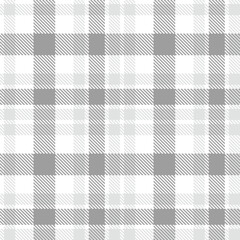 Modern Seamless Tartan in Vivid White tones Textile Design Variant 1155