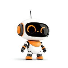 3d robot logo