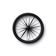 Fototapeta premium 3d bicycle wheel logo design