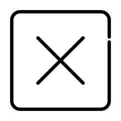 cross button icon