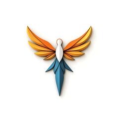 Obraz premium 3d holy spirit cross logo