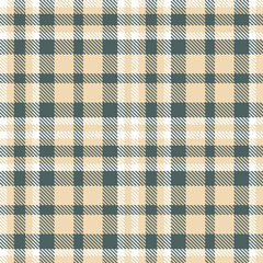 Modern Vivid Light Peach Seamless Tartan Textile Design