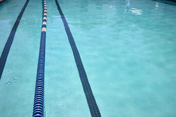 Obraz premium Pool with Swimming Lanes