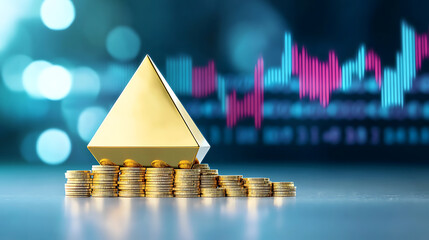 Investment trends and gold pyramid financial market analysis business environment digital economy overview