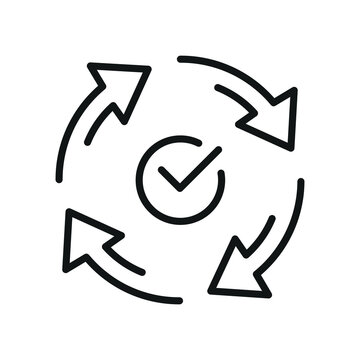 vector arrow icon refresh recicle