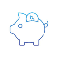 piggy bank Vector icon
