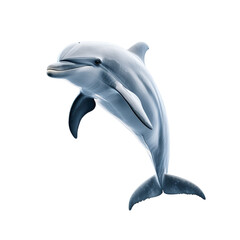 Obraz premium Bottlenose Dolphin Leaping Ocean Mammal Aquatic Life,