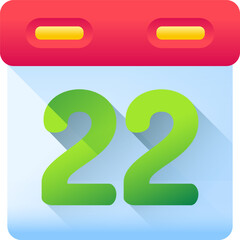 earth day Illustration on a white background.