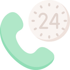 phone call Illustration on a white background.