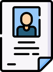 profile Illustration on a white background.