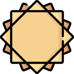 sun Illustration on a white background.